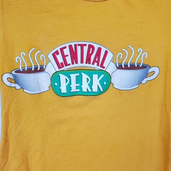 3/$30 Bright Yellow Central Perk TShirt - Picture 2 of 2